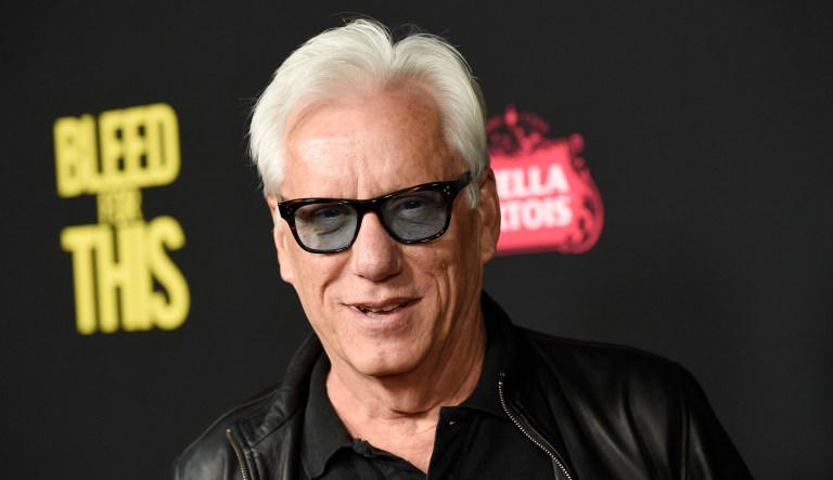 Actor James Woods poses at the premiere of the film "Bleed for This" at the Samuel Goldwyn Theater on Wednesday, Nov. 2, 2016, in Beverly Hills, Calif.