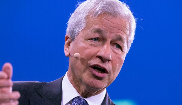 Jamie Dimon, Chairman and CEO of JPMorgan Chase, speaks at the Bloomberg Global Business Forum, Wednesday, Sept. 25, 2019 in New York.   