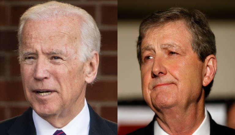 Joe Biden and John Kennedy