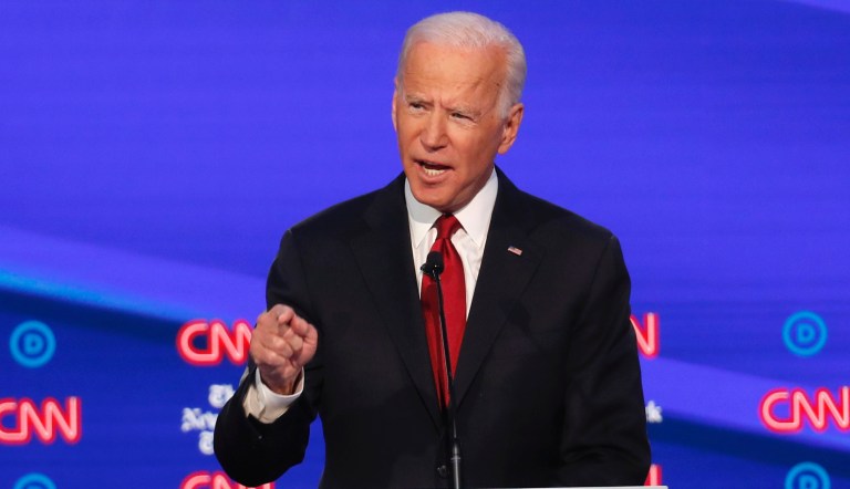 Vice President Joseph Biden participates in a round table discussion on fighting domestic violence at Safehouse Denver, Friday, Sept. 19, 2014. Sitting next to Biden are Rose Andom, center, of the Rose Andom Center, and Dr. Kathryn Wells of Denver Health. Biden visited Safehouse Denver as part of his ongoing recognition that 2014 marks 20 years since the passage of the Violence Against Women Act, which then-senator Biden introduced as a bill in the 1990s. 