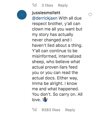 Jussie Smollett Instagram Comment.png