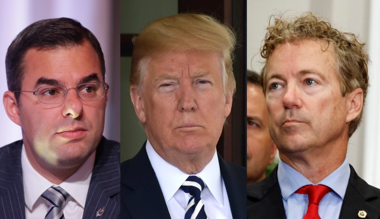 Justin Amash, Donald Trump, and Rand Paul