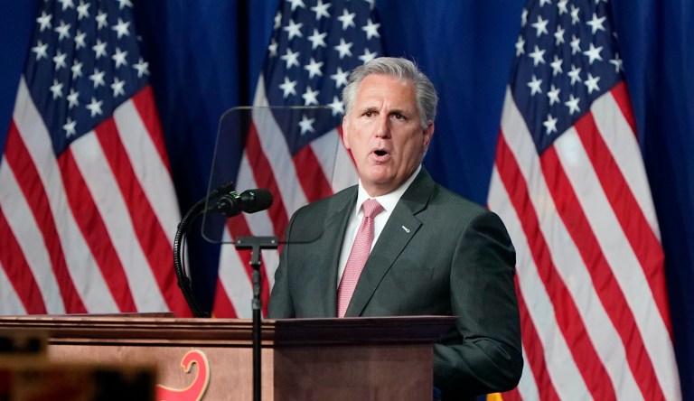 McCarthy’s political fortunes closely tied to Trump