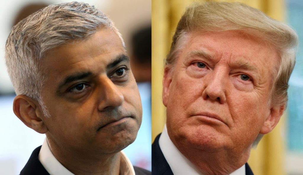 Sadiq Khan responds to Trump dig that he’s a ‘disaster’