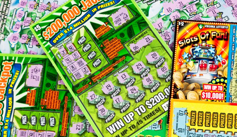 Two arrested after winning lottery numbers were glued to ticket