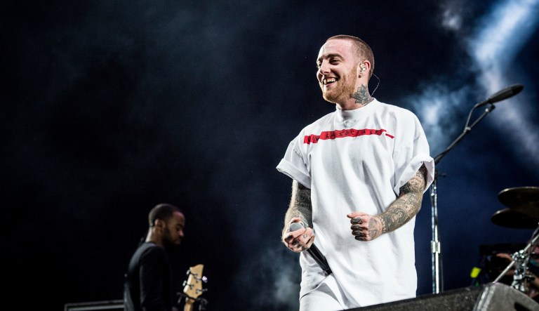 Mac Miller performs at Coachella Music & Arts Festival at the Empire Polo Club on Friday, April 14, 2017, in Indio, Calif.