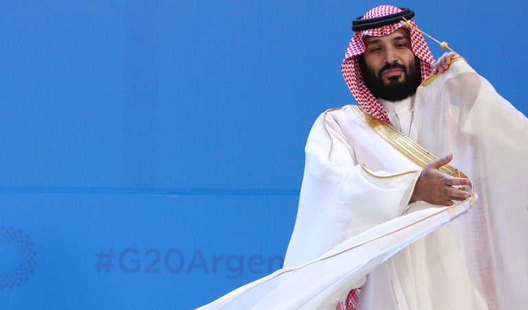 Mohammed bin Salman in Moscow's Kremlin, Russia, Tuesday, May 30, 2017.