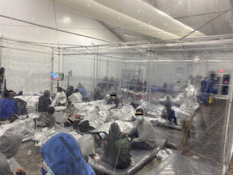 Photos show rampant overcrowding of migrant children in Texas tent facility