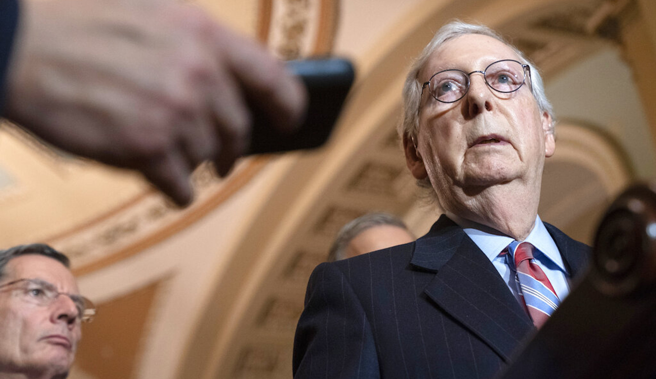 Senate GOP feud: Rick Scott escapes before McConnell tears into his policy plan