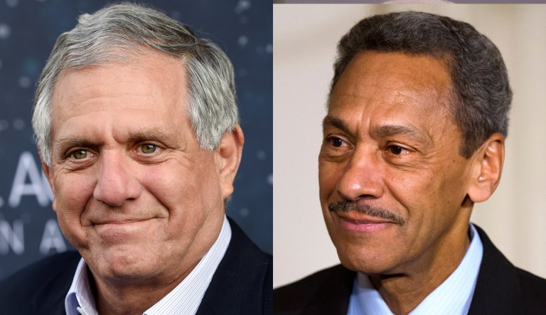 Les Moonves and Mel Watt