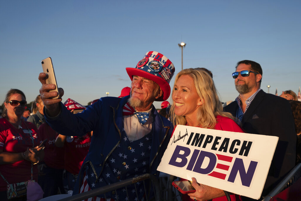 Marjorie Taylor Greene and Jim Jordan back rival Republicans in Florida swing district