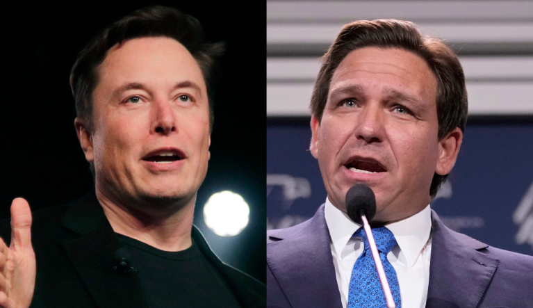 Elon Musk reiterates his support for Florida Gov. Ron DeSantis if he runs in 2024 for the White House.