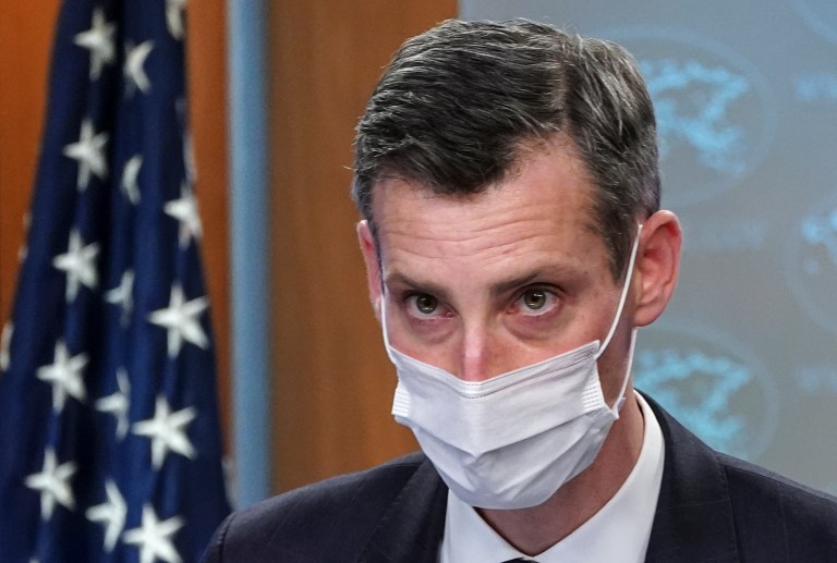 State Department spokesman Ned Price.