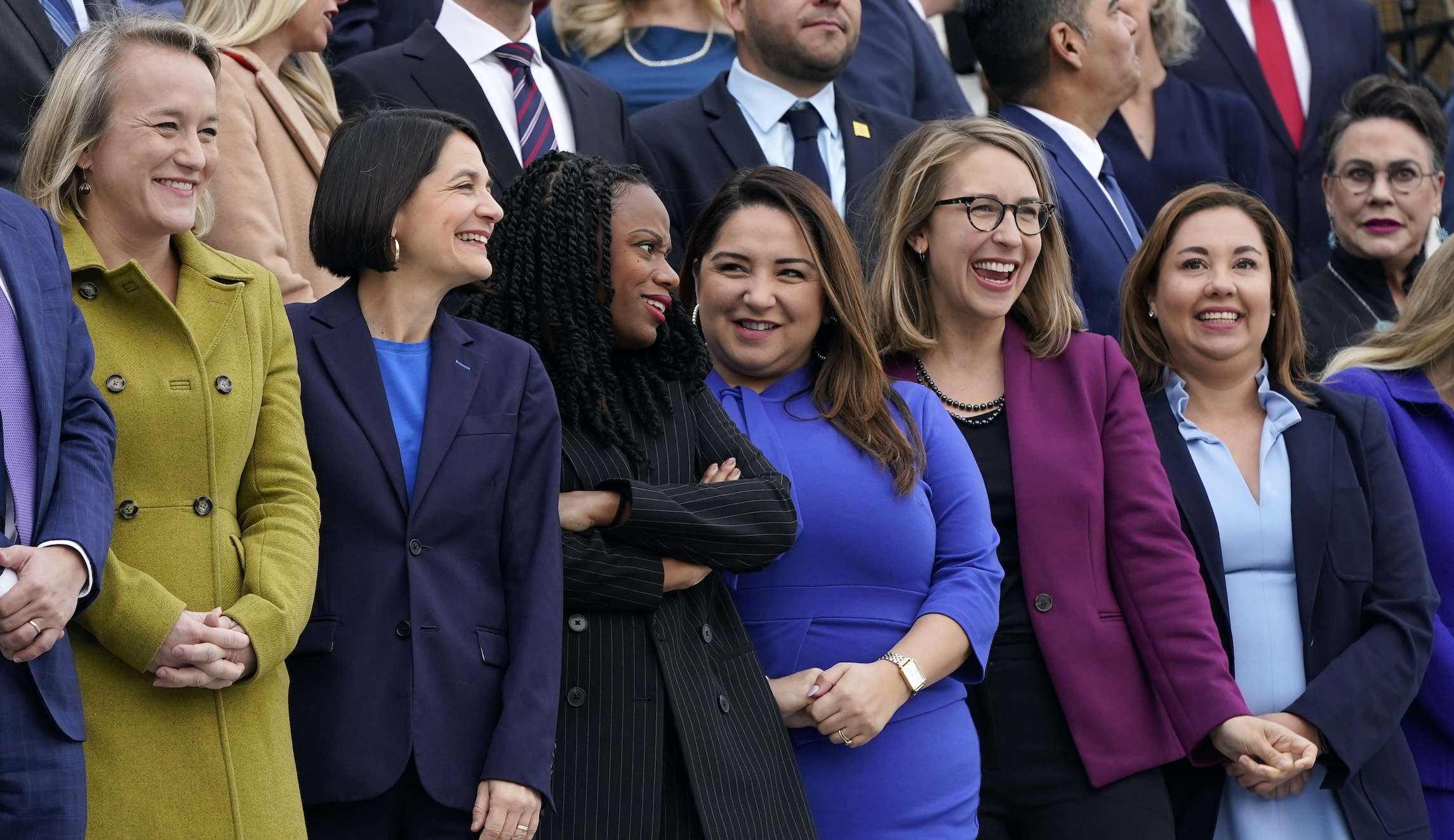 Nikki Budzinski, Becca Balint, Summer Lee, Delia Ramirez, Hillary Scholten, Yadira Caraveo