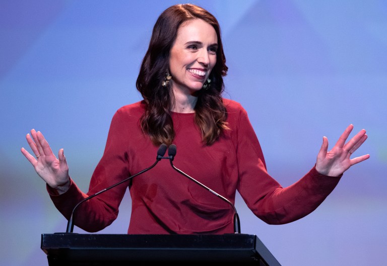 In this image made from video, Prime Minister Jacinda Ardern gives a press conference from Wellington, after the shootings at two mosques in Christchurch, New Zealand, Friday, March 15, 2019. Ardern said the values of her country would not be "shaken" by the deadly attacks that left dozens dead. 
