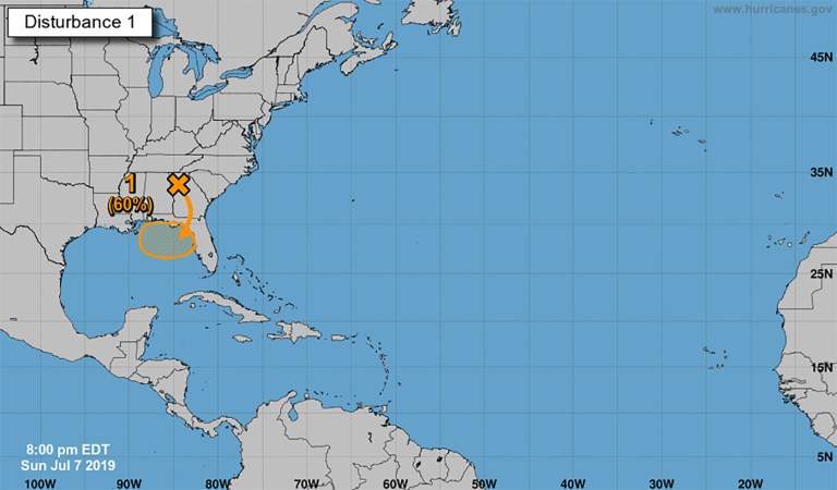 Tropical system could develop in Gulf of Mexico and Euro model predicts swing into Louisiana