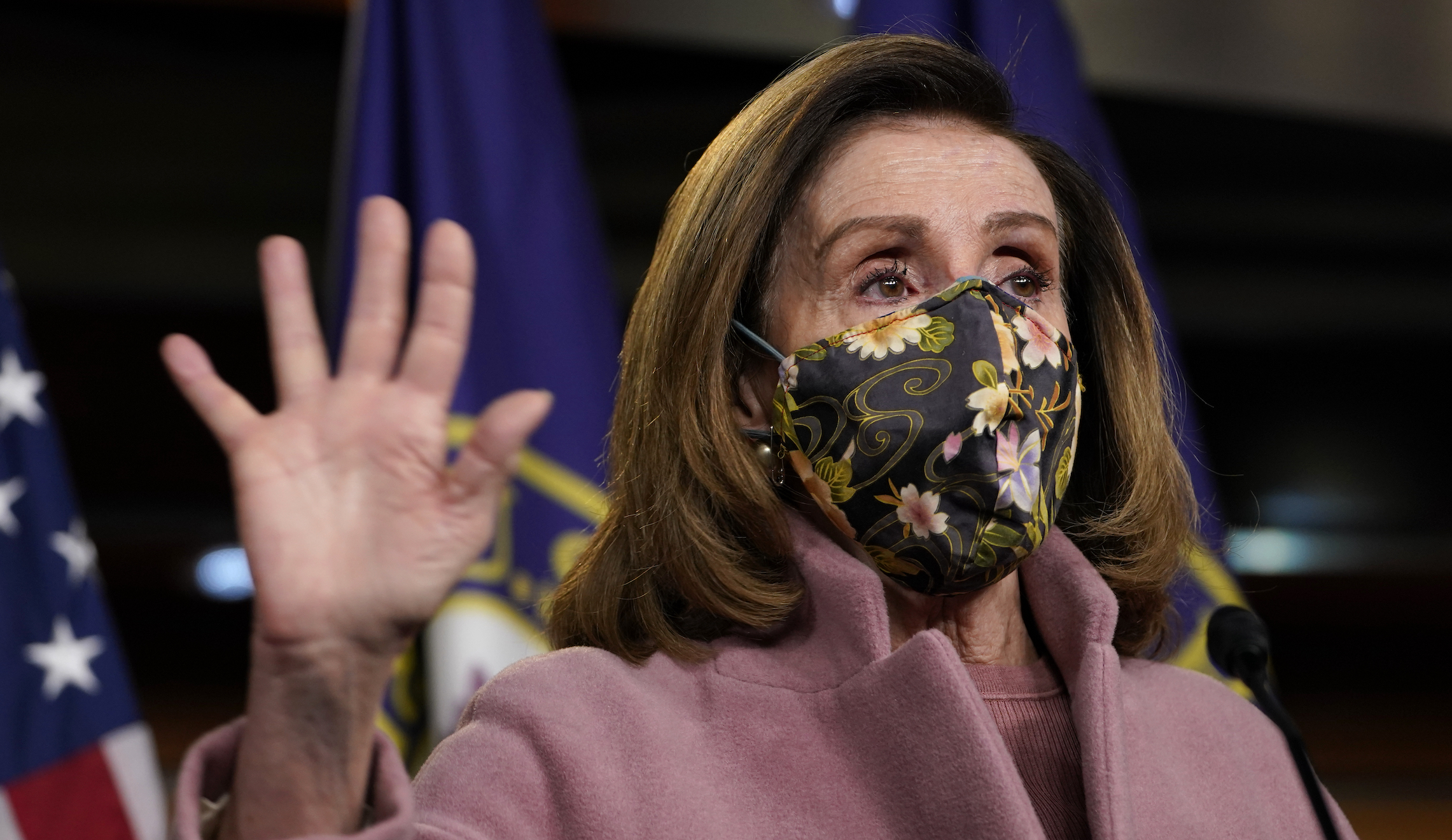 Snark via press release: Pelosi identifies GOP Leader as ‘Q-CA’