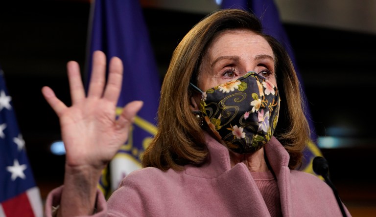 Snark via press release: Pelosi identifies GOP Leader as ‘Q-CA’