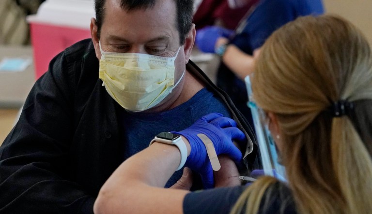 Healthcare providers across the country inoculated in first day of COVID-19 vaccine rollout