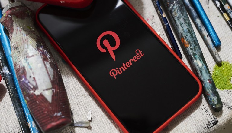 The Pinterest Inc. application is displayed on an Apple Inc. iPhone in this arranged photograph taken in Little Falls, New Jersey, U.S., on Saturday, Feb. 23, 2019. Pinterest has filed paperwork with the SEC for an initial public offering (IPO), the Wall Street JournalÂ reports, citing unidentified people familiar with the matter.