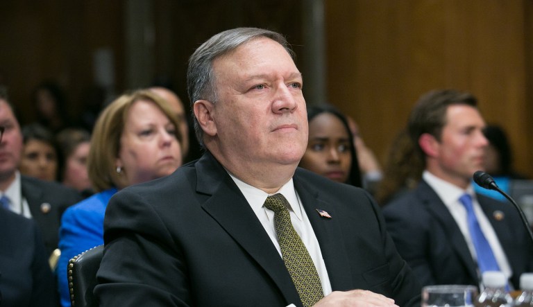 Democrat reminds Trump: Mike Pompeo isn’t secretary of state yet