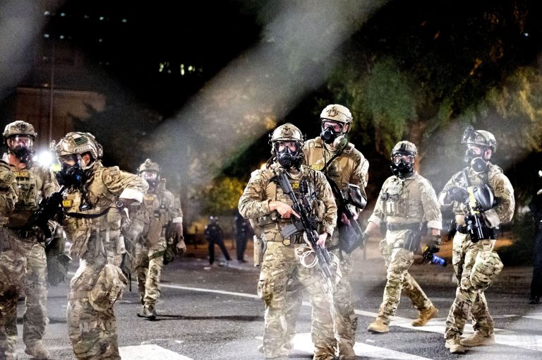 Fences reemerge around federal courthouse in Portland days after removal