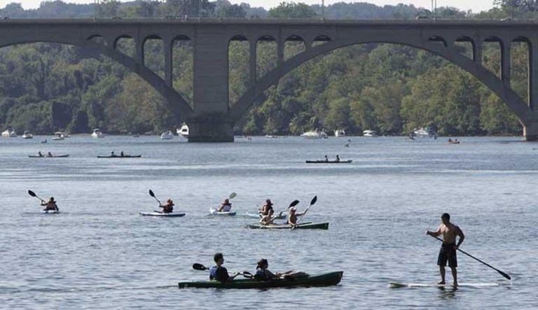 The "Donald J. Trump Presidential Twitter Library" exhibit by Comedy Central is seen in Washington.