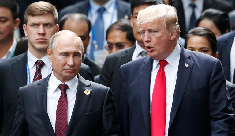 President Trump said he spoke with Russian President Vladimir Putin to encourage him to resolve an oil price war with Saudi Arabia.