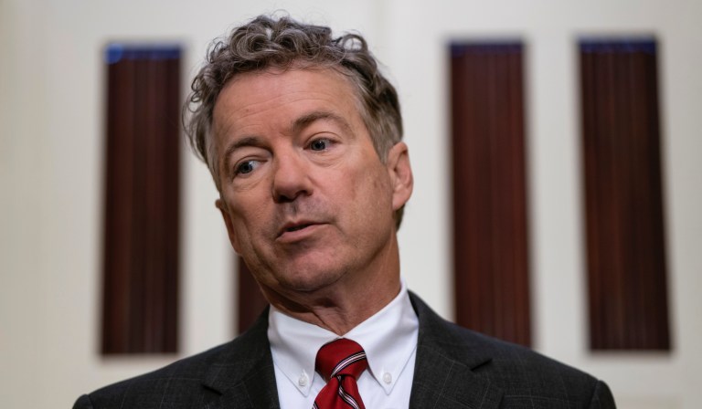 Sen. Rand Paul, R-Ky., speaks during a Senate Committee on Health, Education, Labor, and Pensions hearing on Capitol Hill in Washington, Tuesday, March 5, 2019, to examine vaccines, focusing on preventable disease outbreaks.