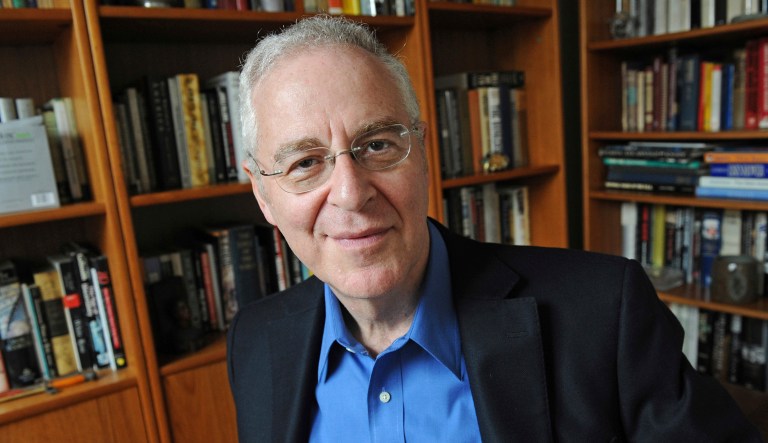 FILE - In this April 18, 2011 file photo, author Ron Chernow appears at his home in the Brooklyn borough of New York. The historian whose Alexander Hamilton biography was the basis for the Broadway musical âHamiltonâ has a new biography, "Grant," a thousand-page biography of Ulysses Grant.