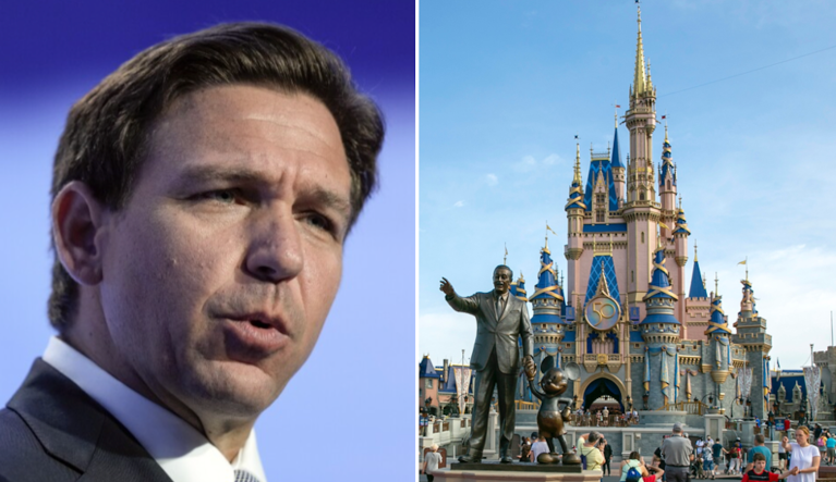 Gov. Ron DeSantis (R-FL) and Walt Disney World