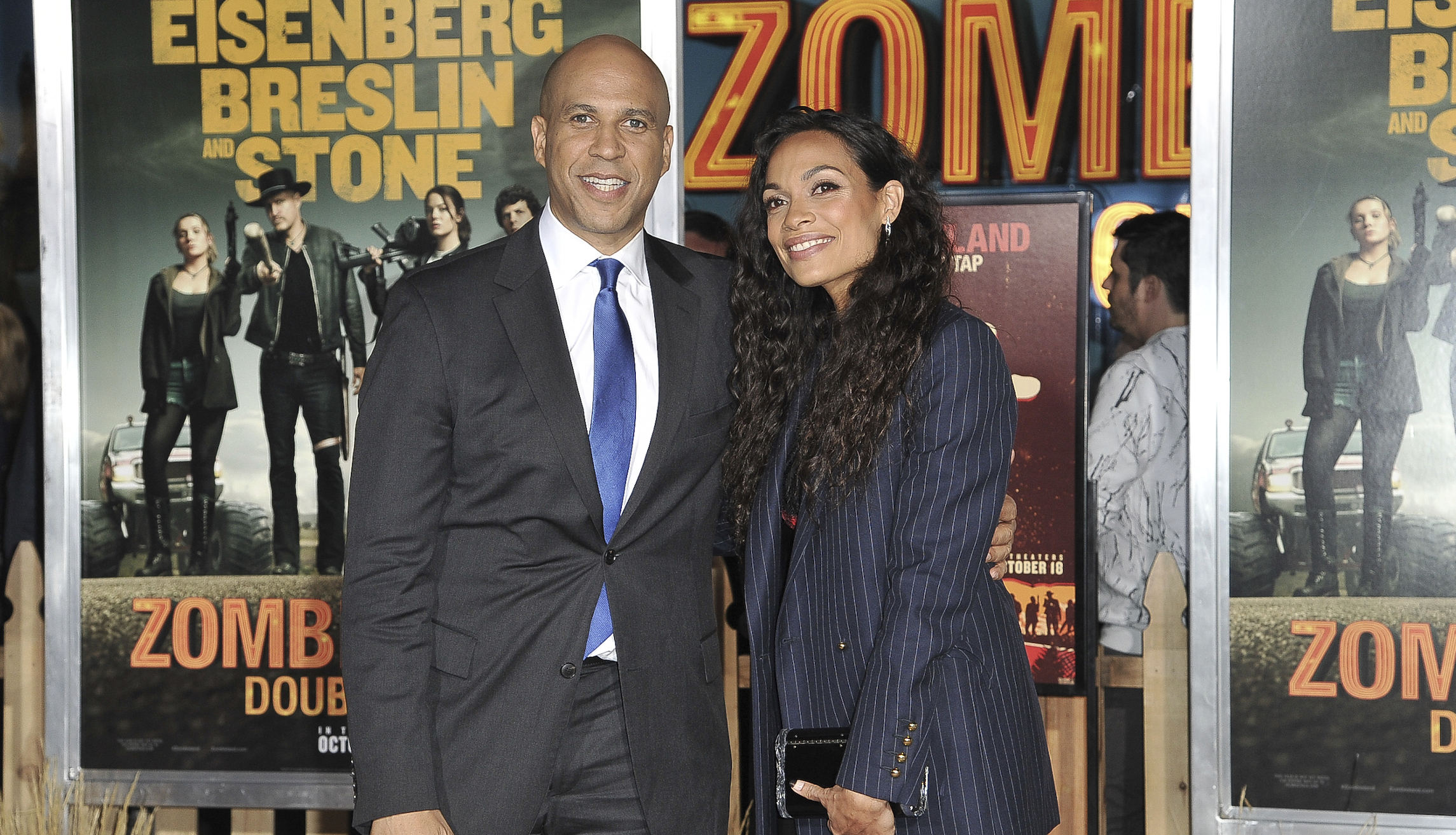 First debate date: Rosario Dawson in Ohio to watch boyfriend Cory Booker at 2020 event