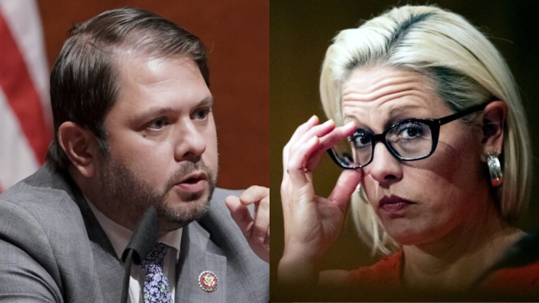 Ruben Gallego and Kyrsten Sinema.