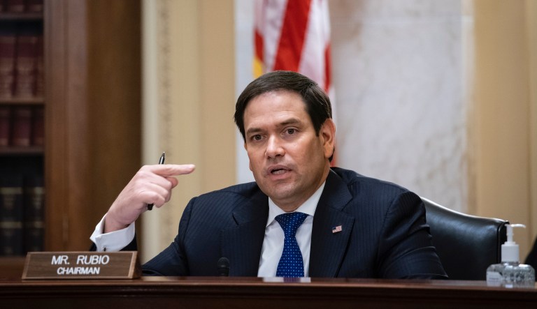 Committee Chairman Sen. Marco Rubio, R-Fla., speaks during a Senate Small Business and Entrepreneurship hearing to examine implementation of Title I of the CARES Act, Wednesday, June 10, 2020 on Capitol Hill in Washington.