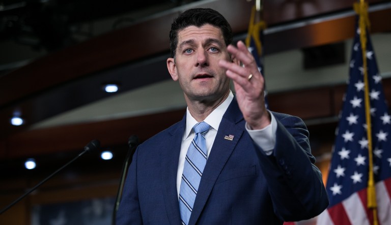 House Speaker Paul Ryan, R-WI, speaks at his weekly press conference on Capitol Hill, Thursday, June 7, 2018.