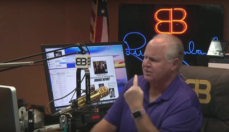 Rush Limbaugh: Watching Trump sign spending bill was like seeing him ‘go back up’ the escalator