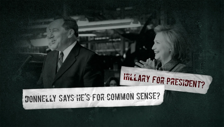 The ghost of Hillary Clinton still haunts Joe Donnelly in Indiana