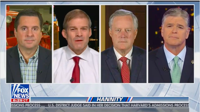 ‘Obstruction trap’: Trio of GOP congressmen rips impeachment inquiry as effort to ‘undermine’ DOJ inquiry