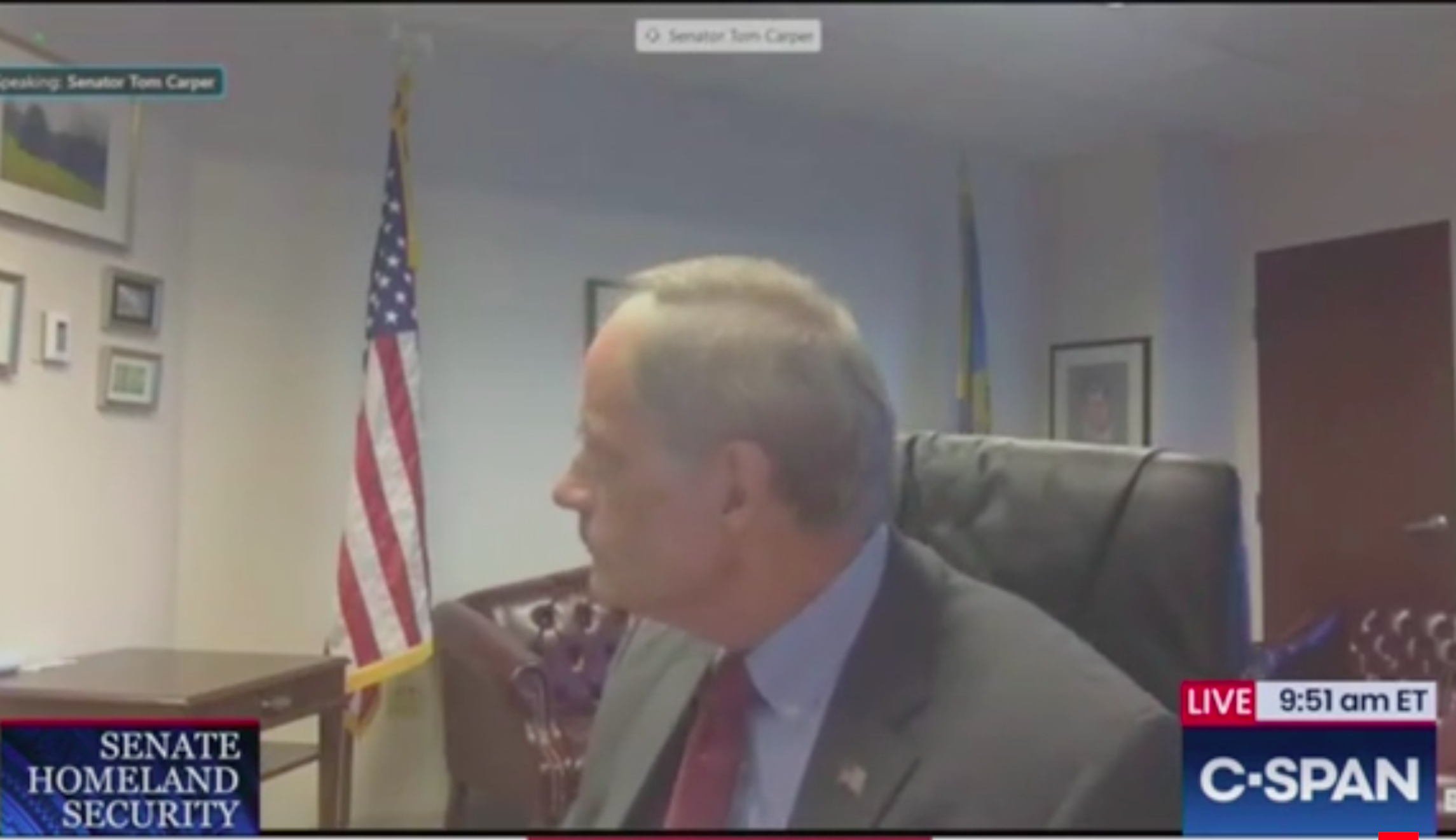 Democratic senator drops F-bomb after technical difficulty during Postal Service hearing