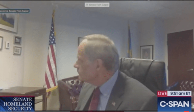 Democratic senator drops F-bomb after technical difficulty during Postal Service hearing