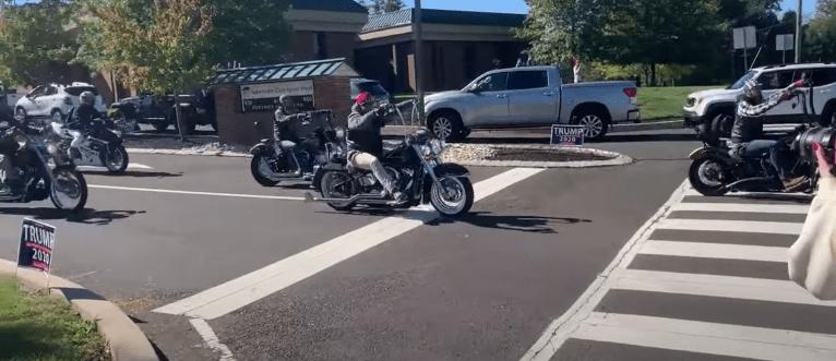 ‘Fighting for the soul of America’: Thousands of cars gather for Trump road rally outside of Philadelphia