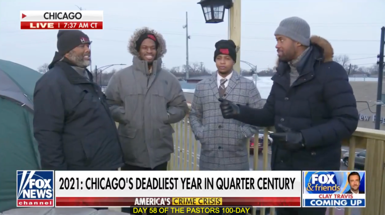 Chicago pastor braves cold sleeping on rooftop for 100 nights to stop city violence