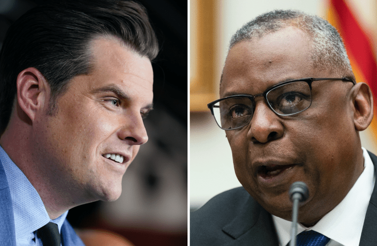 ‘Embarrassed by your leadership’: Gaetz blasts Austin’s ‘wokeism’