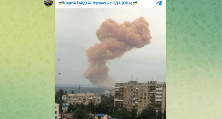 Russian airstrike on chemical plant sends toxic smoke into the air: Reports