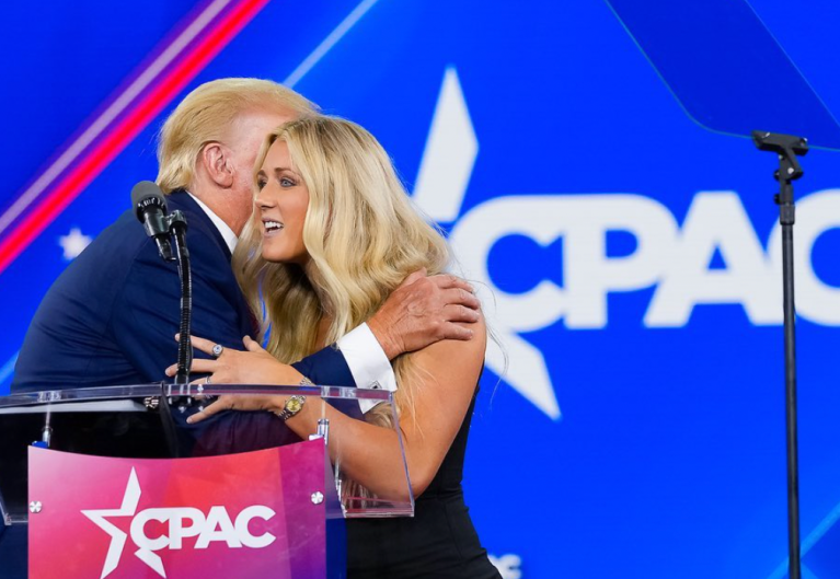 Swimmer Riley Gaines responds to claims she ‘dodged a kiss’ from Trump