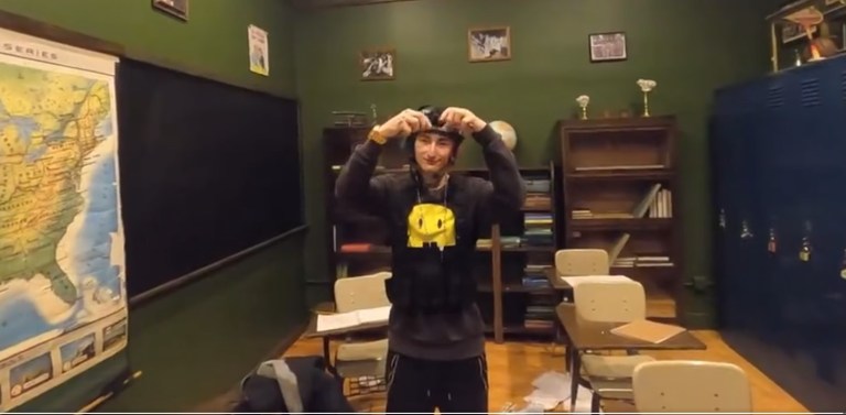 Screenshot from music video posted by Robert Crimo III.