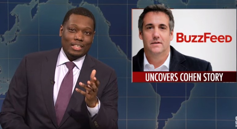 ‘SNL’ roasts BuzzFeed for disputed Trump-Cohen report: ‘Y’all are BuzzFeed. You do memes and lists’