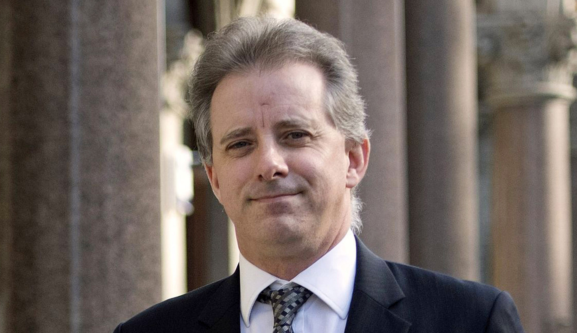 Christopher Steele is pictured.