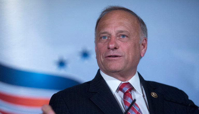 Representative Steve King, a Republican from Iowa, speaks during the Faith and Freedom Coalition's "Road to Majority" legislative luncheon in Washington, D.C., U.S., on Thursday, June 13, 2015. The annual Faith & Freedom Coalition Policy Conference gives top-tier presidential contenders as well as long shots a chance to compete for the large evangelical Christian base in the crowded Republican primary contest.
