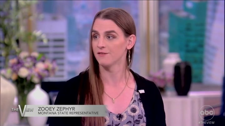 The hosts of the View were discussing a recent report that President Joe Biden repeatedly swears at staff in fiery rants behind closed doors.